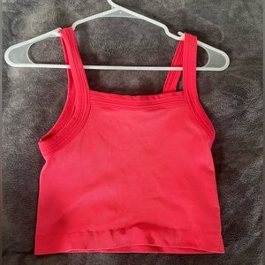 Urban Outfitters Red Crop Tank Top Out From Under